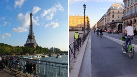 Paríž buduje veľkú sieť nových cyklotrás. Počet áut je však stále alarmujúci. 