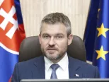 Na snímke predseda vlády SR Peter Pellegrini