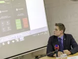 Na snímke pracovník Oddelenia komunikácie a prevencie Policajného zboru SR David Púchovský