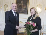 Na snímke prezidentka SR Zuzana Čaputová a predseda strany Za ľudí Andrej Kiska