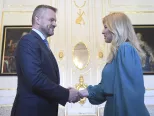 Peter Pellegrini a Zuzana Čaputová, archívna snímka