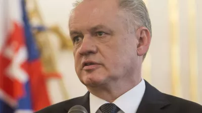 Na snímke predseda strany Za ľudí Andrej Kiska