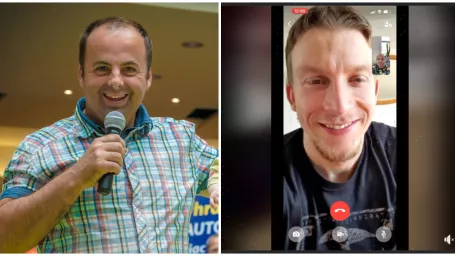 Známy moderátor pridáva na svoj Facebook krátke videá so známymi osobnosťami