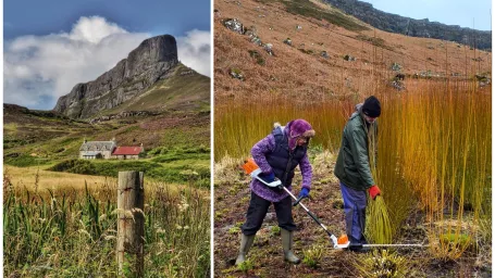 Na ostrove Eigg žije 105 obyvateľov.