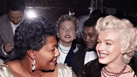 Ella Fitzgerald a Marilyn Monroe.