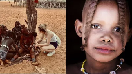 Kmeň Himba.