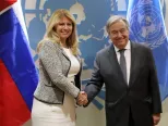 Zuzana Čaputová a António Guterres