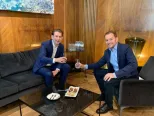 Sebastian Kurz a Igor Matovič