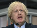 Na snímke britský premiér Boris Johnson.