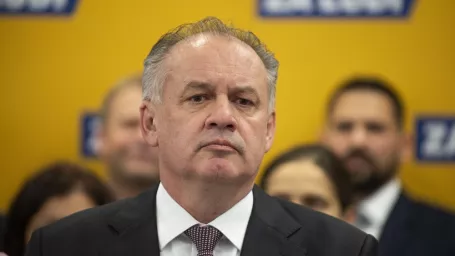 Na archívnej snímke dosluhujúci predseda strany Za ľudí Andrej Kiska.