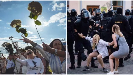 Svet v týchto dňoch sleduje nielen policajnú brutalitu, ale aj solidaritu občanov Bieloruska.