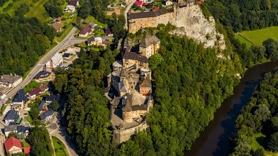  Oravský hrad v okrese Dolný Kubín.