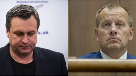 Andrej Danko (vľavo) a Boris Kollár