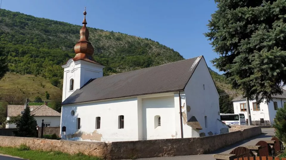 Na snímke kostol v Slavci v okrese Rožňava, ktorý bol jednou zo zastávok druhého ročníka podujatia Gotická cesta otvorená, 2. septembra 2019.