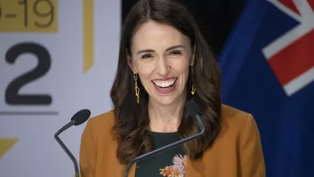 Novozélandská premiérka Jacinda Ardern.