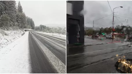 Slovensko v týchto dňoch zasiahol dážď, vietor aj sneh.