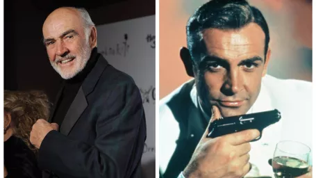 Na archívnych snímkach Sean Connery.