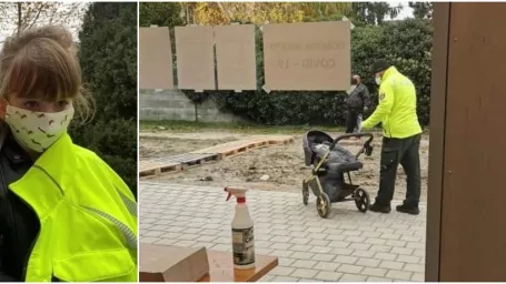 Aj takto polícia počas víkendu pomáhala.