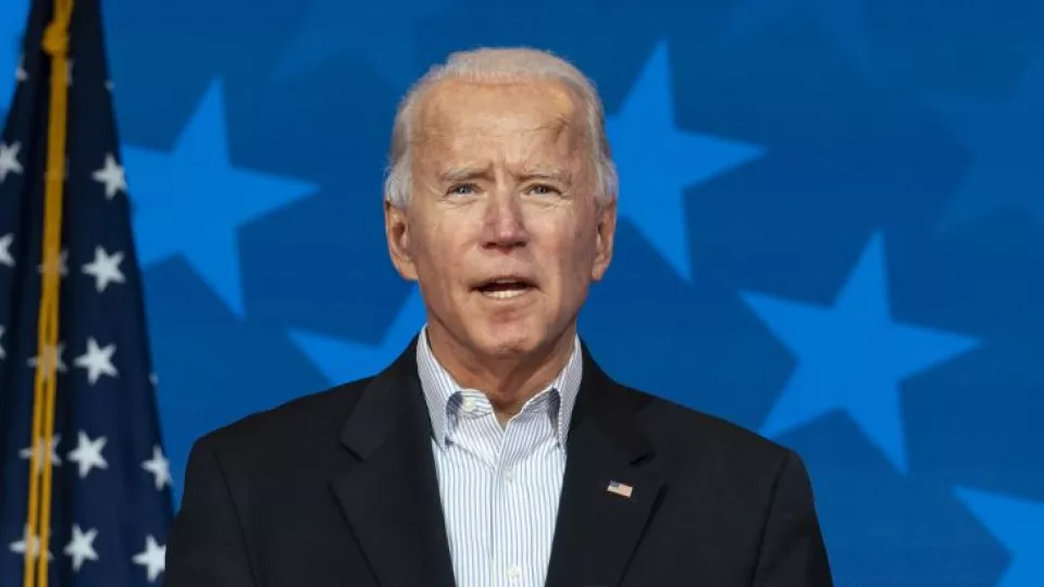 Demokratický kandidát na amerického prezidenta Joe Biden