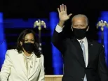 Víťaz amerických prezidentských volieb Joe Biden a viceprezidentka Kamala Harrisová