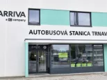 Na snímke prevádzková budova pre cestujúcich a vodičov na autobusovej stanici v Trnave