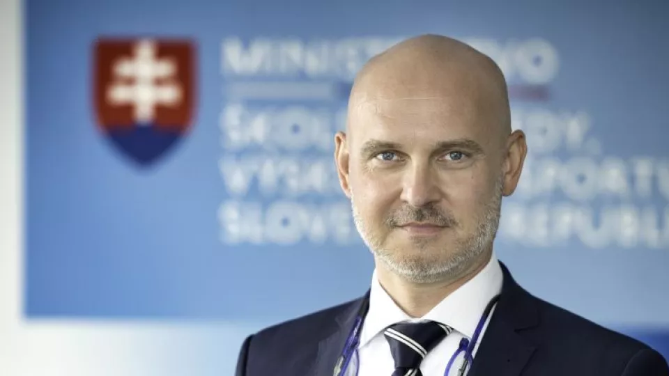 Na snímke minister školstva , vedy, výskumu a športu SR Branislav Gröhling.