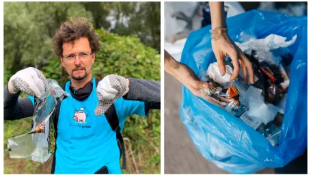 Environmentalista Marek Brinzík patrí k najväčším nadšencom triedenia odpadu na Slovensku.  