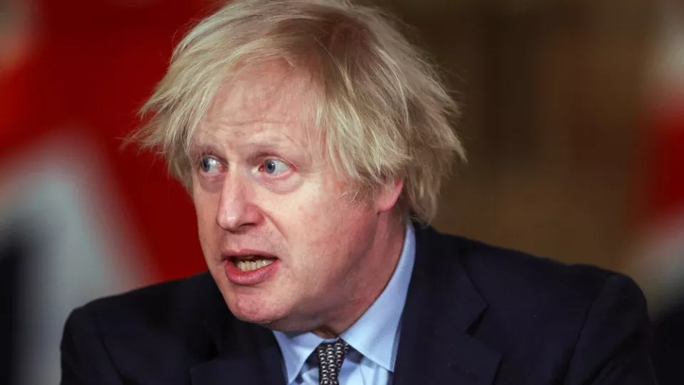 Britský premiér Boris Johnson.