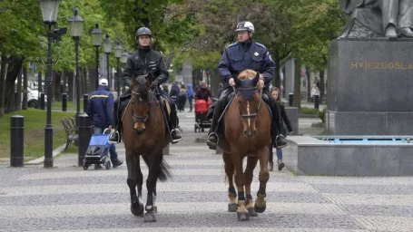 Jazdecká polícia v Bratislave