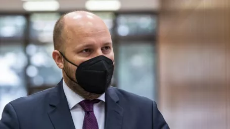 Na snímke minister obrany SR Jaroslav Naď (OĽaNO)