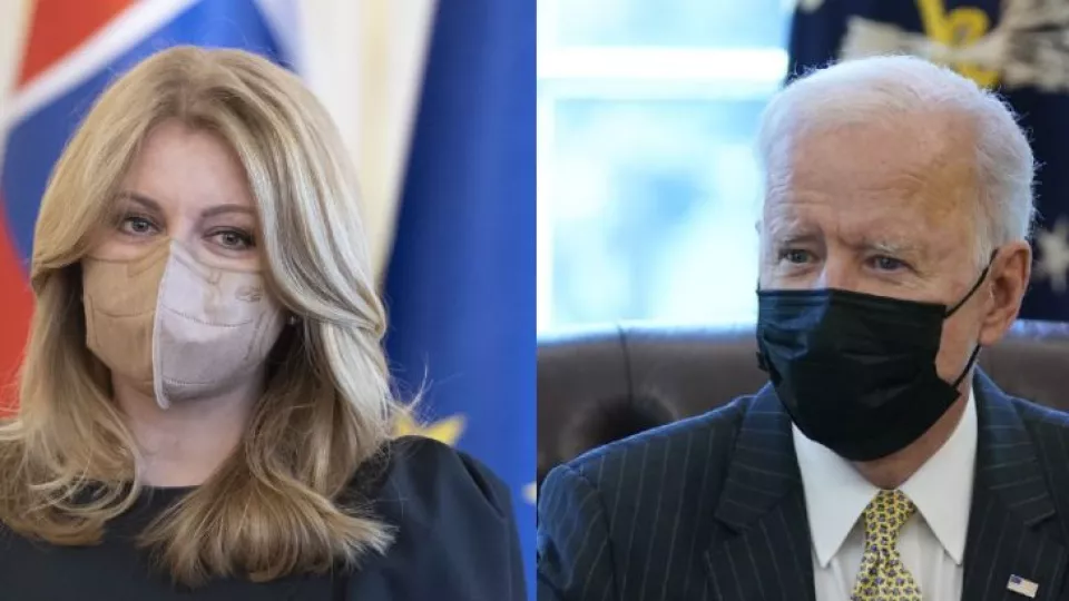 Zuzana Čaputová a Joe Biden