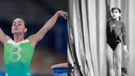 Oksana na svojej ôsmej olympiáde ukončila tridsaťročnú kariéru profesionálnej gymnastky.