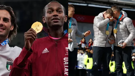 Zlato si na tohtoročnej olympiáde rozdelili skokani do výšky. Naposledy sa niečo také stalo na zimnej olympiáde.