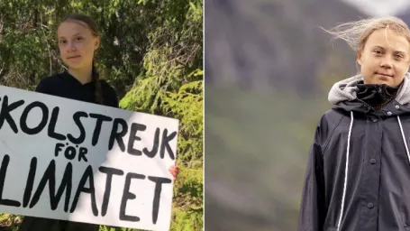 Klimatická aktivistka Greta Thunberg je tvárou mladej generácie bojujúcej za zmenu klímy.