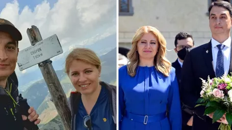 Zuzana Čaputová a Juraj Rizman