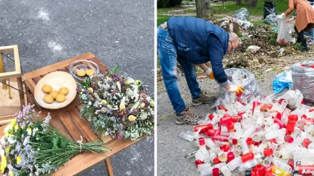 Odpad na cintorínoch a ekologická alternatíva.