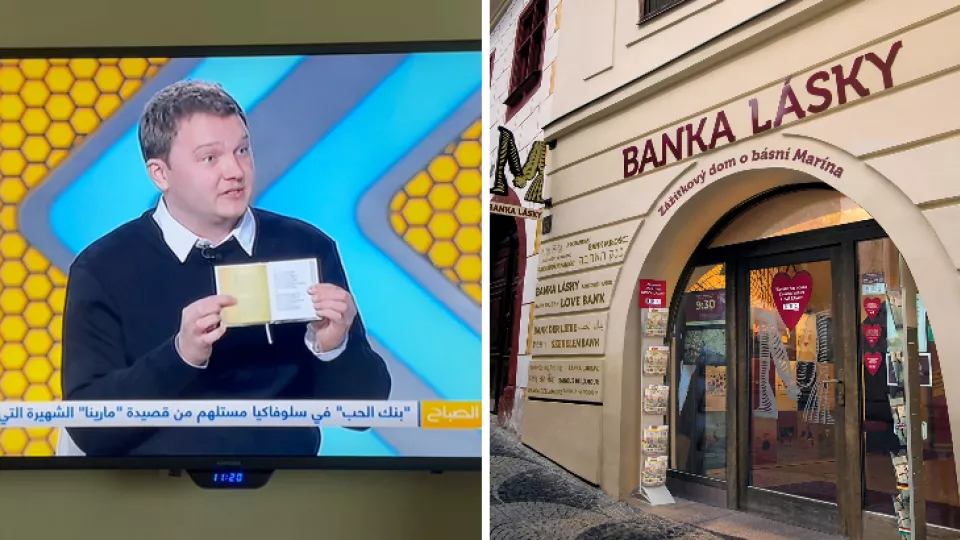 Banka lásky v Dubaji.