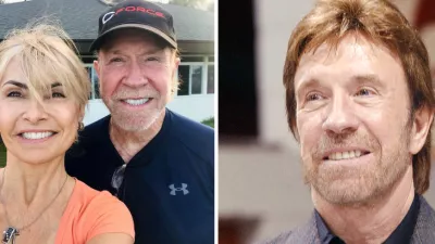 Chuck Norris s manželkou Genou O'Kelly.