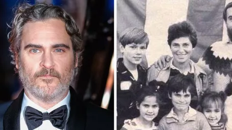 Joaquin Phoenix / S rodinou - druhý zľava