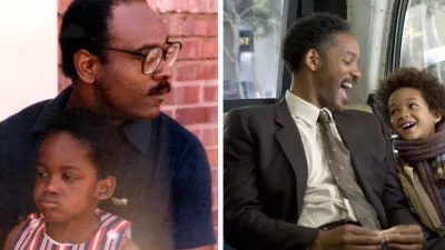 Chris Gardner so synom Christopherom / Will Smith a Jaden Smith