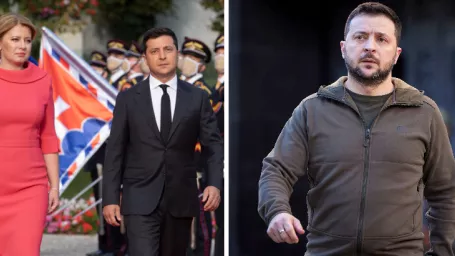 Zuzana Čaputová a Volodymyr Zelenskyj v roku 2020 / Volodymyr Zelenskyj