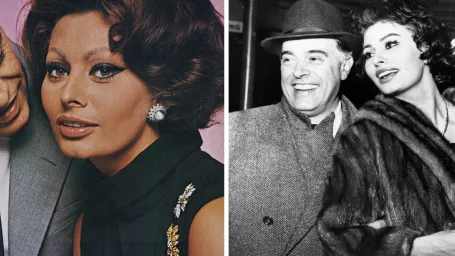 Sophia Loren a Carlo Ponti