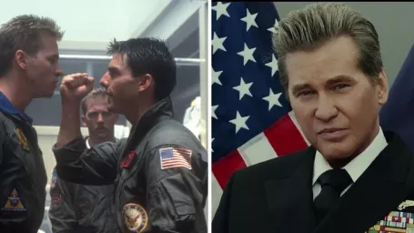 Val Kilmer a Tom Cruise