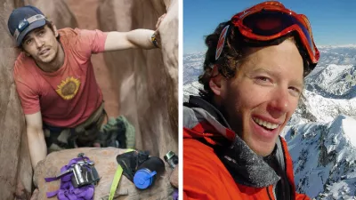 James Franco vo filme 127 hodín / Aron Ralston, ktorý skutočne prežil 127 hodín v štrbine