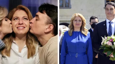 Juraj Rizman a Zuzana Čaputová