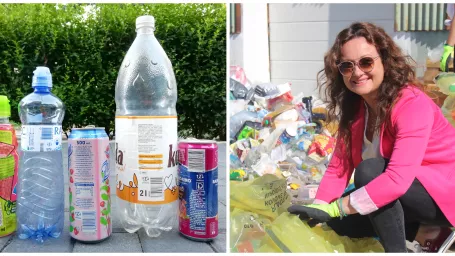 Lucia Morvai, riaditeľka pre vonkajšie vzťahy a komunikáciu Správcu zálohového systému vyšla do terénu s organizáciou NATUR-PACK, aby zistila, koľko zálohovaných fliaš a plechoviek stále vyhadzujeme.  