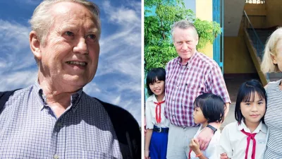 Chuck Feeney s manželkou