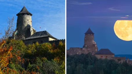 Ľubovniansky hrad / Záber supersplnu