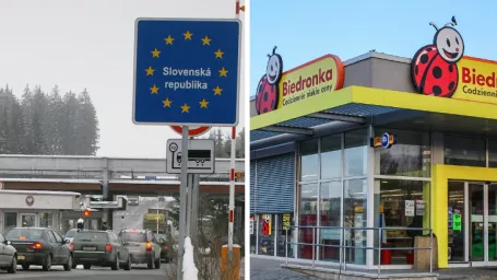 Slovensko-poľské hranice / Biedronka