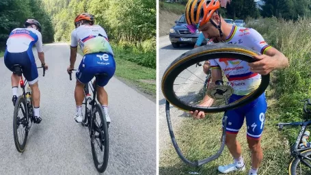 Peter Sagan sa osvedčil aj ako opravár.